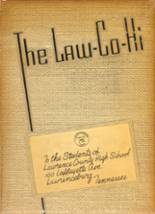 Lawrence County High School 1958 yearbook cover photo