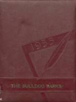 Hitchcock High School 1955 yearbook cover photo