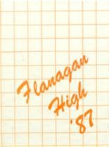 Flanagan High School 1987 yearbook cover photo