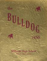 Milbank High School 1950 yearbook cover photo