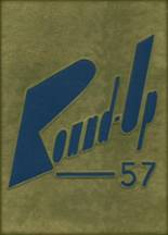 North Platte High School 1957 yearbook cover photo