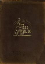 Altus High School 1923 yearbook cover photo