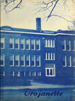 Milford High School 1954 yearbook cover photo