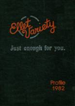 1982 Ellet High School Yearbook from Akron, Ohio cover image