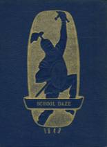 Clever High School 1949 yearbook cover photo