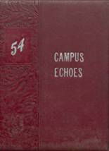 Cameron High School 1954 yearbook cover photo