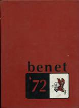 Benet Academy 1972 yearbook cover photo