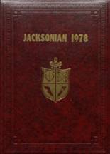 Jackson High School 1978 yearbook cover photo