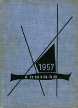 Fostoria High School 1957 yearbook cover photo