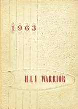 1963 HLV High School Yearbook from Victor, Iowa cover image