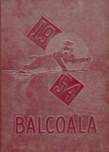 Baldwin County High School 1954 yearbook cover photo