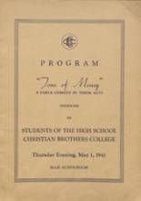 Christian Brothers High School 1941 yearbook cover photo