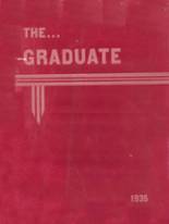 Antigo High School 1934 yearbook cover photo