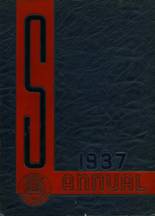 South High School 1937 yearbook cover photo
