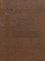 Merrillville High School 1947 yearbook cover photo