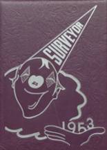 George Washington High School 1953 yearbook cover photo