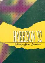 Harrison High School 1992 yearbook cover photo