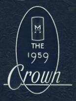 1959 St. Mary's Academy Yearbook from Glens falls, New York cover image