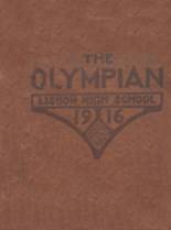 1916 Anderson High School Yearbook from Lisbon, Ohio cover image