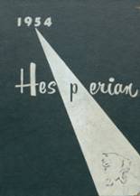 Hesperia High School 1954 yearbook cover photo