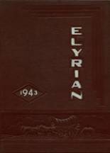 Elyria High School 1943 yearbook cover photo