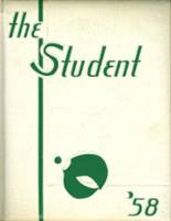 John H. Francis Polytechnic High School 1958 yearbook cover photo