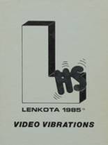 Lennox High School 1985 yearbook cover photo