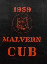 Malvern Junior High School 1959 yearbook cover photo