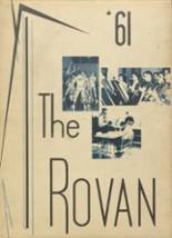 ROWVA High School 1961 yearbook cover photo