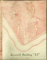 Lovewell High School 1953 yearbook cover photo