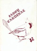 Savoy High School 1982 yearbook cover photo
