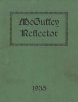 McGuffey Foundation High School 1935 yearbook cover photo