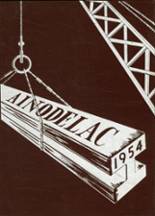 Caledonia-Mumford Central High School 1954 yearbook cover photo