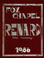 Fox Chapel Area High School 1986 yearbook cover photo