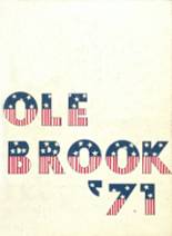 Brookhaven High School 1971 yearbook cover photo