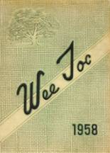 White Oak School 1958 yearbook cover photo