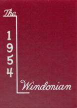 Windham High School 1954 yearbook cover photo