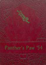 Crawfordville High School 1954 yearbook cover photo