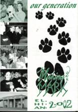 Elderton High School 2002 yearbook cover photo