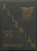 Allen Military Academy 1955 yearbook cover photo