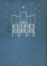 Hughes High School 1935 yearbook cover photo