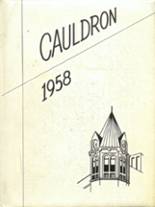 Middletown High School 1958 yearbook cover photo
