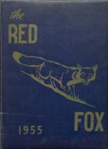 Foxboro High School 1955 yearbook cover photo