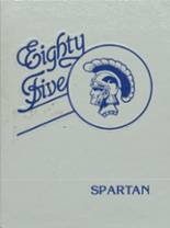 Sparta High School 1985 yearbook cover photo