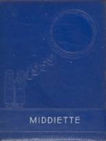 Middlebury High School 1959 yearbook cover photo