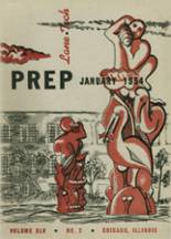 Lane Technical High School 1954 yearbook cover photo