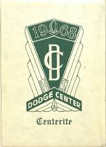 Dodge Center High School 1968 yearbook cover photo