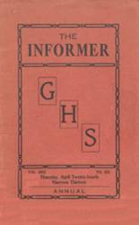 Geneva High School 1913 yearbook cover photo