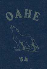 Kahlotus High School 1954 yearbook cover photo