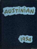Austin High School 1954 yearbook cover photo